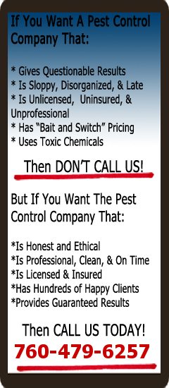 Pest Control of Encinitas Sidebar